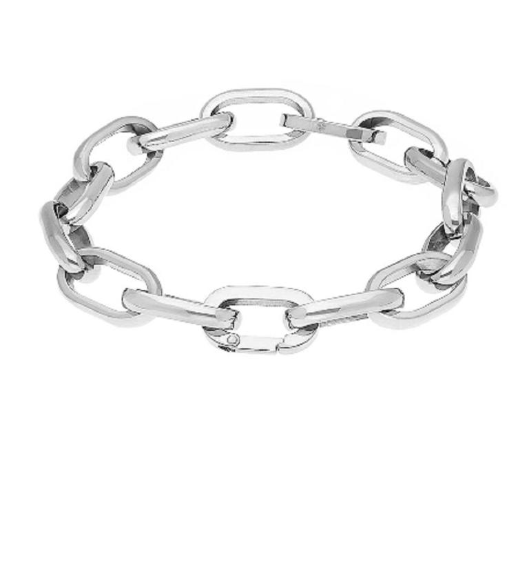 Qudo Basis Armband Fanano mit Charms kombinierbar, Edelstahl gelb, silber oder rosé