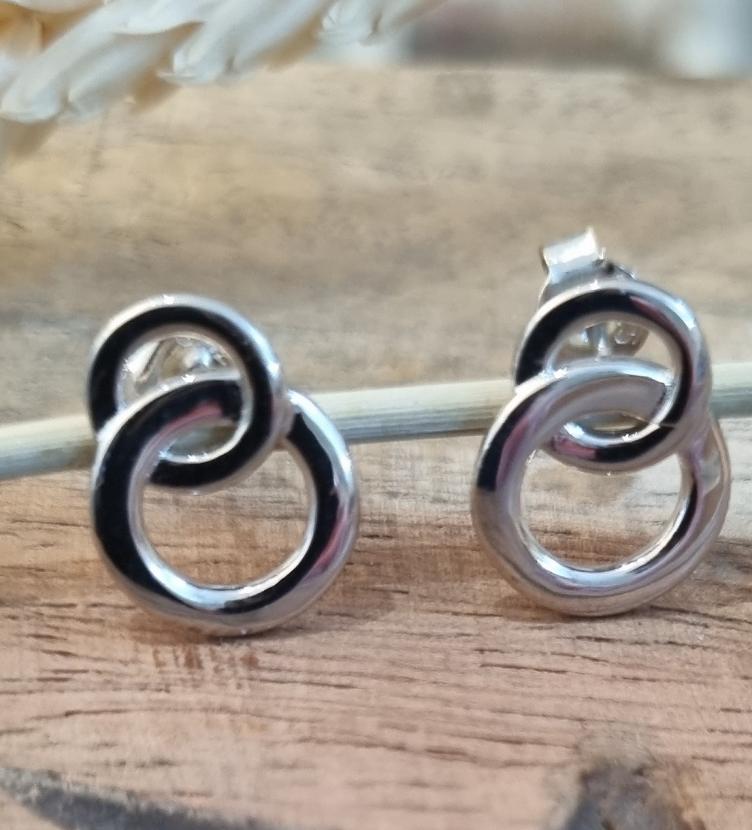 esha jewel Ohrstecker Silber 925 rhodiniert,