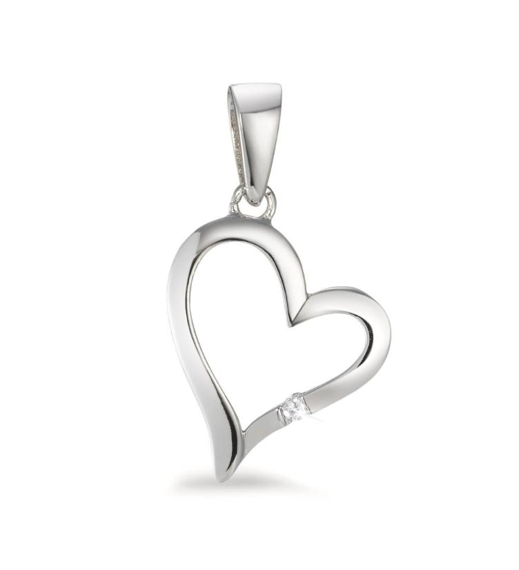 esha jewel Anhänger Silber Zirkonia