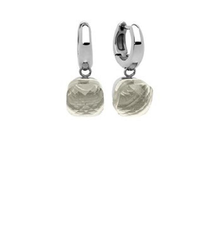 Qudo Firenze Creole edelstahl_gelb_rosé_white topaz