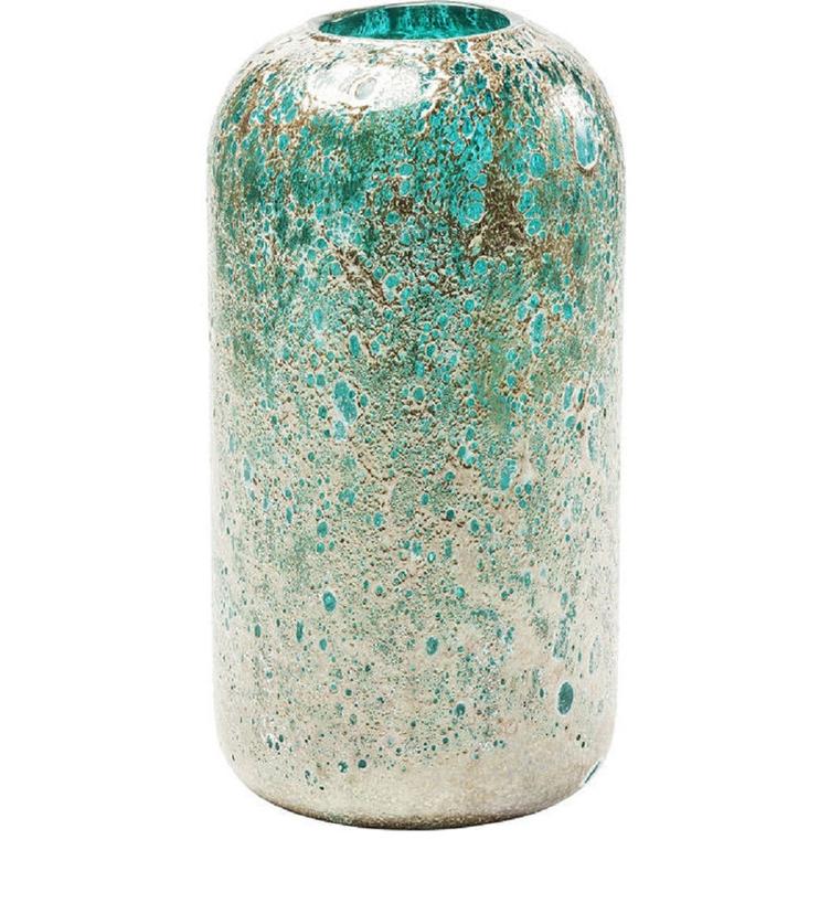 Kare Vase Moonscape Turquoise 31cm