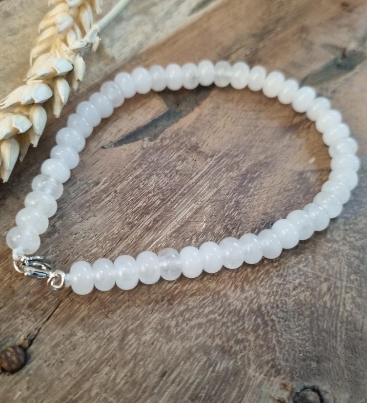 esha jewel bergkristall Steinarmband, Silber 925