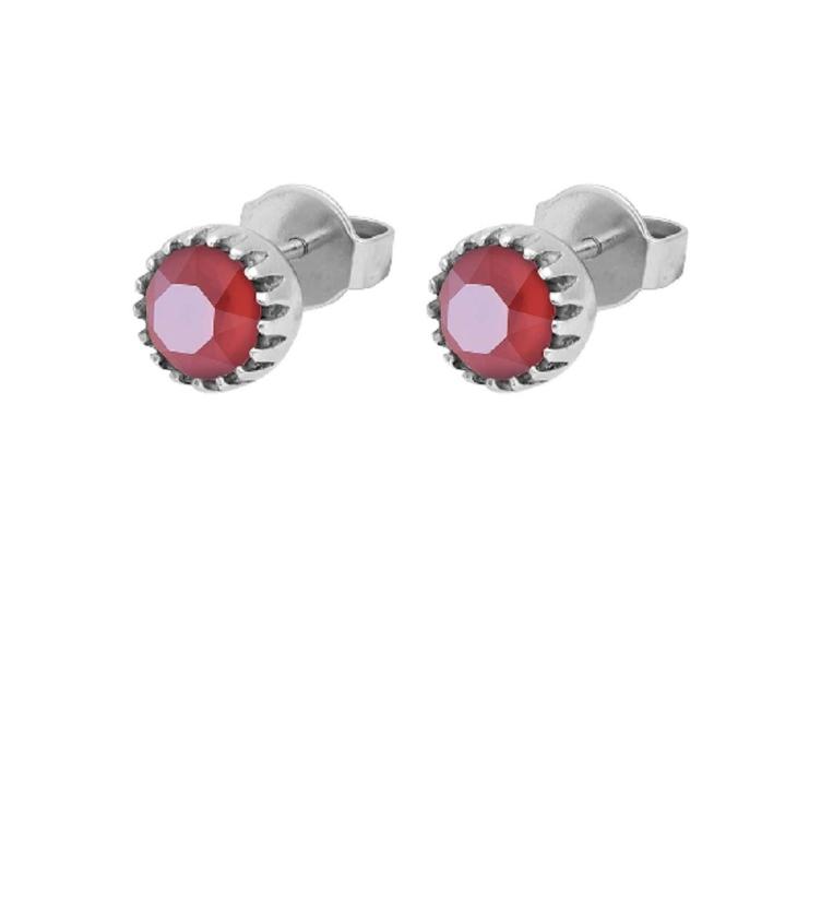 Qudo London Small 8mm Edelstahl_gelb_rosé royal red