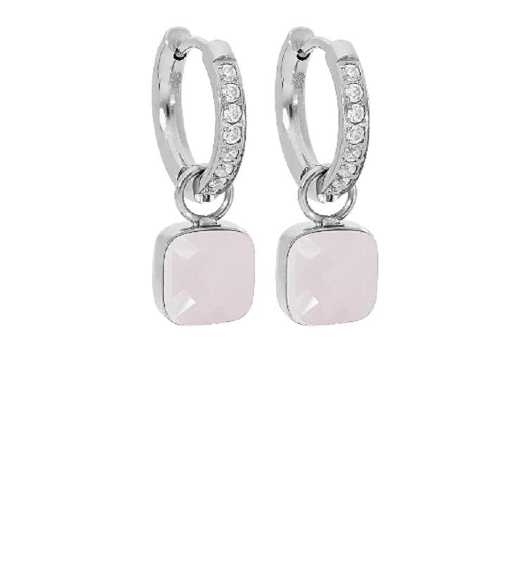 Firenze Creole Deluxe Edelstahl gelb, silber und rosé_rosa