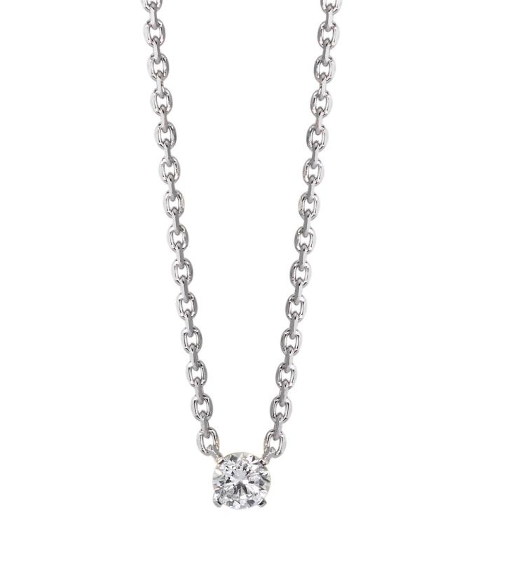 esha jewel Collier 750/18 K Weissgold Diamant