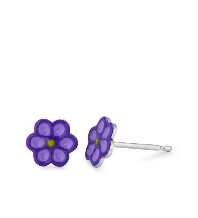 esha jewel Kinder Ohrstecker Blume Silber 925