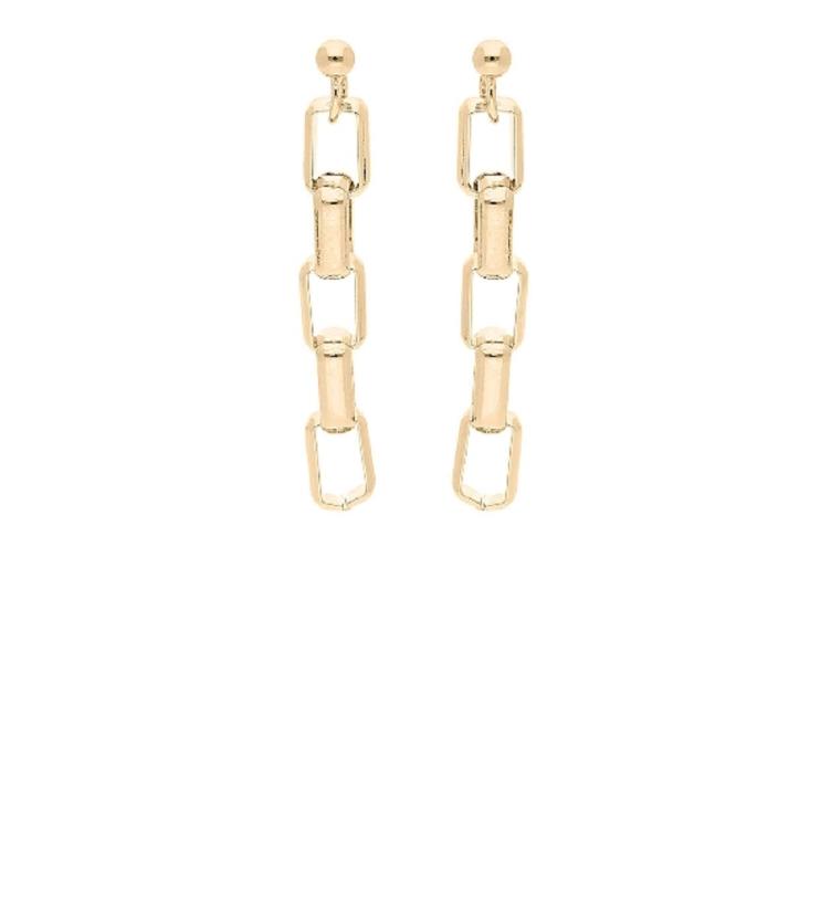 Lizas Modeschmuck Ohrstecker aus Messing gold