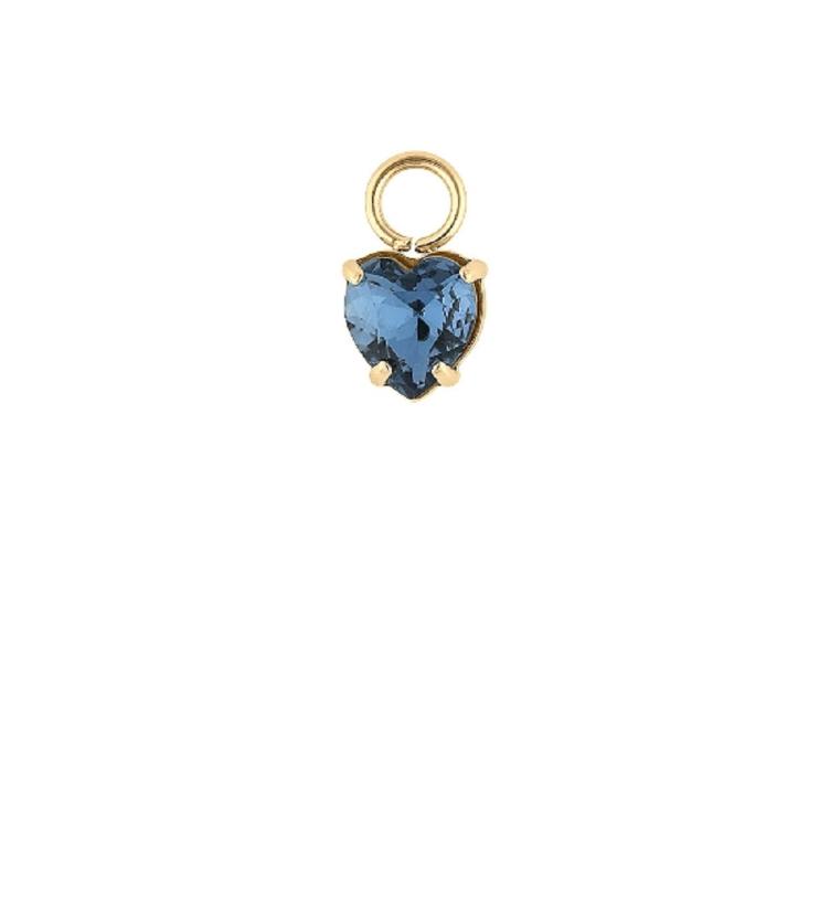Qudo Salice Charm/ Kettenanhänger Edelstahl_gelb_rosé_dark blue - 0