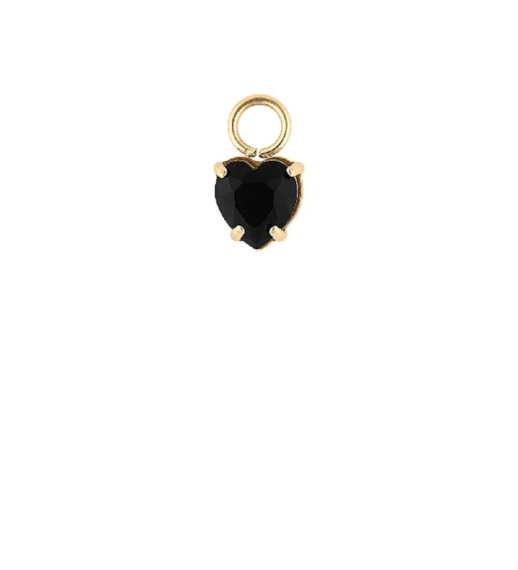 Qudo Salice Charm/ Kettenanhänger Edelstahl_gelb_rosé_jet - 0