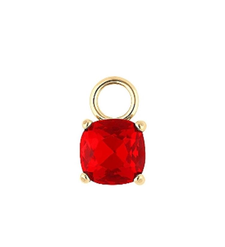 Qudo Celso 15mm Basis Charm passend zu Qudo Basis Armbänder, Ohrringe und Halsketten, Edelstahl silber gelb und rosé - 3
