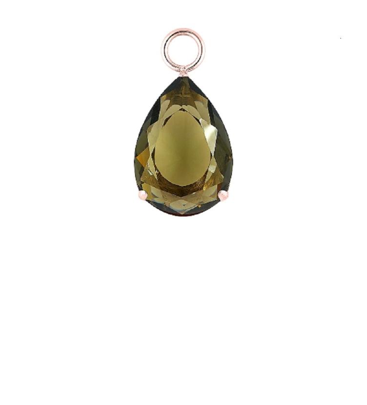 Qudo Teana Basis Charm passend zu Qudo Basis Armbänder, Ohrringe und Halsketten, Edelstahl silber gelb und rosé - 1