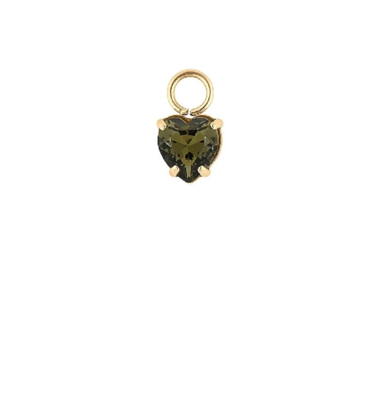 Qudo Salice Charm/ Kettenanhänger Edelstahl_gelb_rosé_black diamond - 0