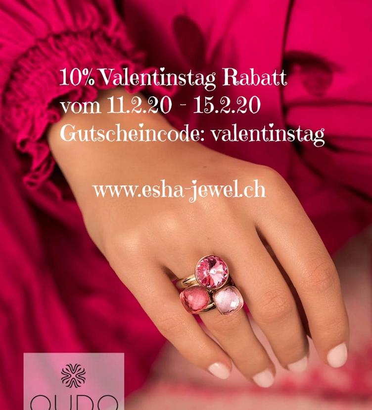 10% Rabatt Valentinstag