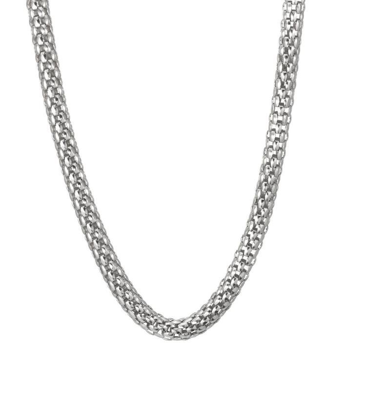 esha jewel Collier 750/18 K Weissgold