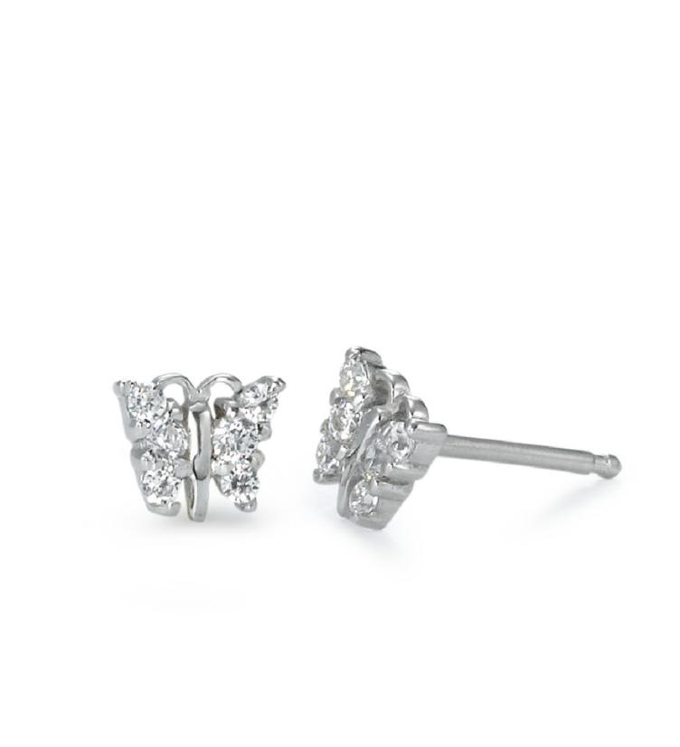 esha jewel Kinder Ohrstecker Silber Zirkonia