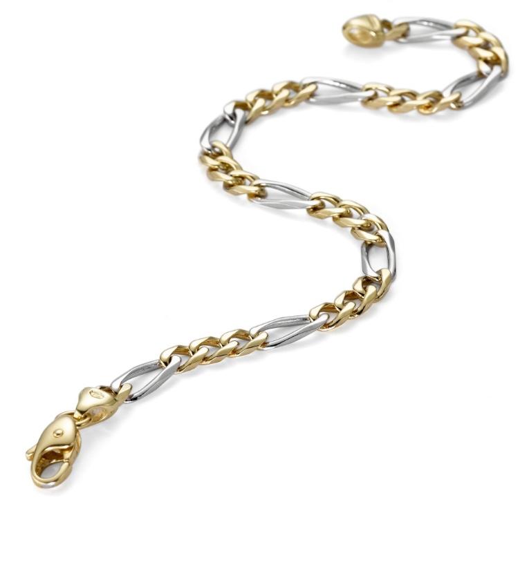 esha jewel Collier 750/18 K Gelbgold 750/18 K Weissgold