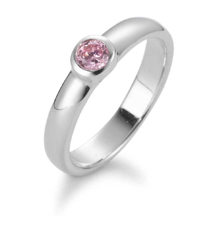 esha jewel Kinder Fingerring Silber Zirkonia