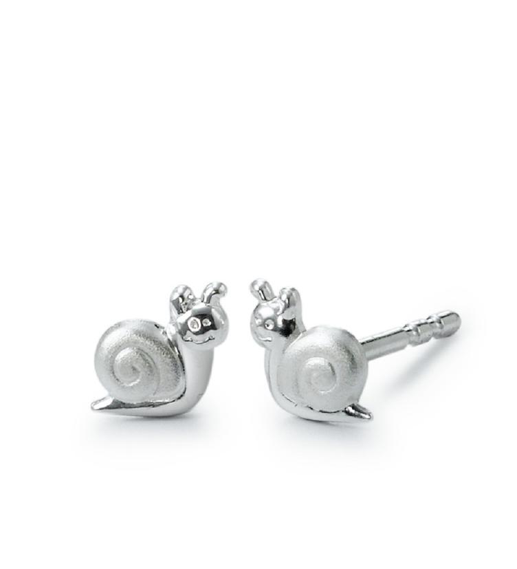 esha jewel Kinder Ohrstecker Silber Schnecke