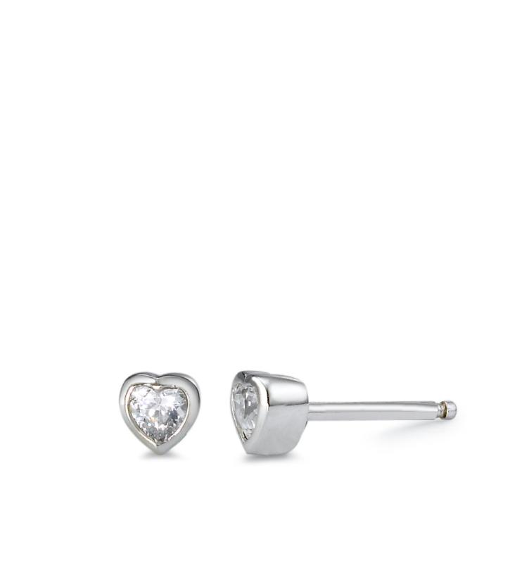 esha jewel Kinder Silber 925 Ohrstecker Herz