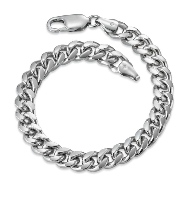 esha jewel Herrenarmband Silber 925