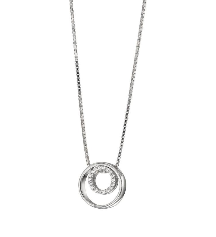 esha jewel Collier Silber Zirkonia