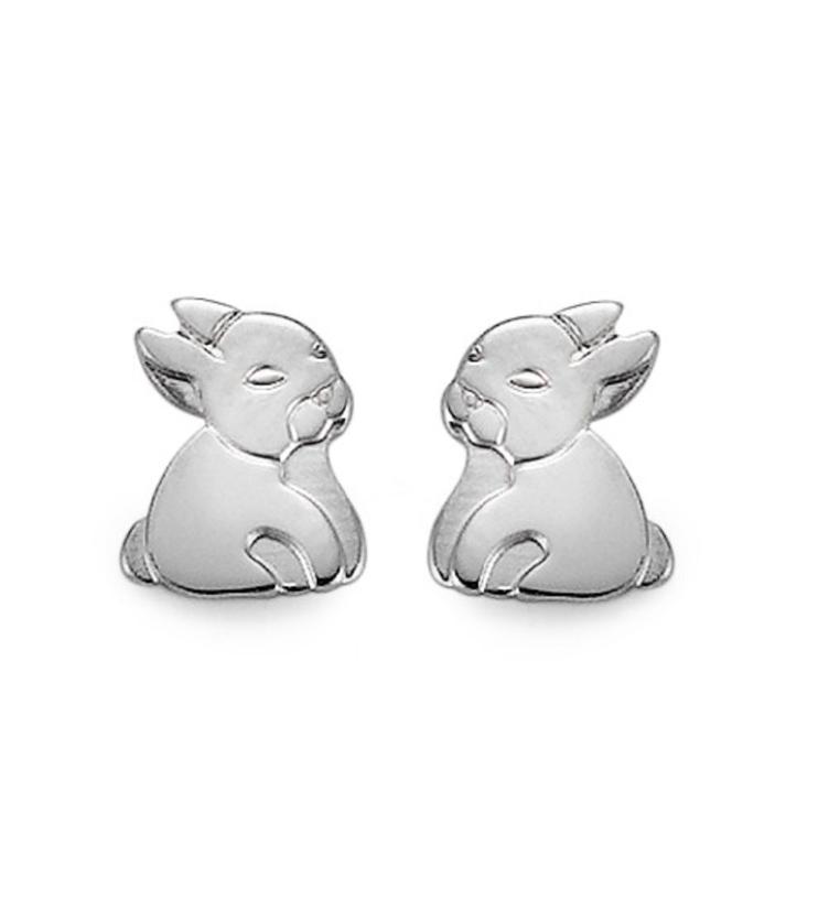 esha jewel Kinder Ohrstecker Silber