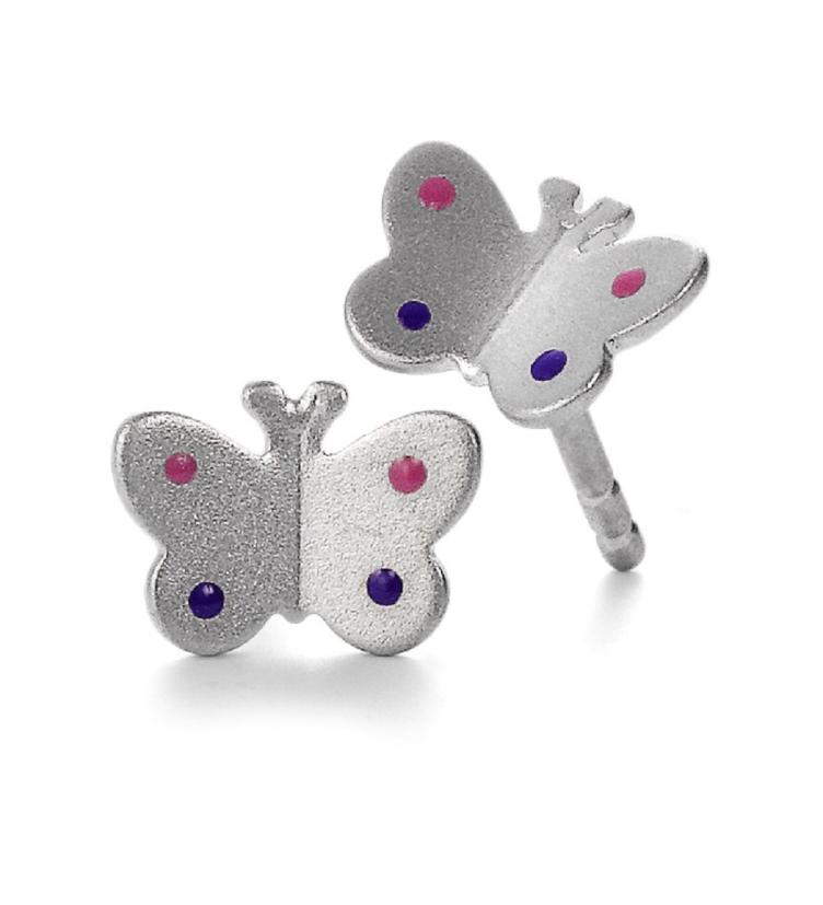 esha jewel Kinder Ohrstecker Silber