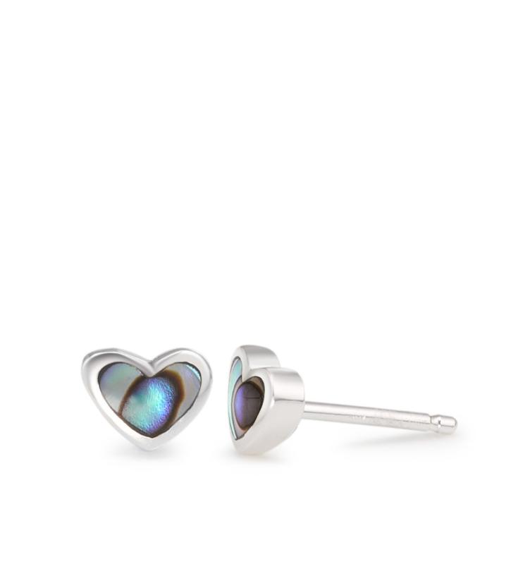 esha jewel Kinder Ohrstecker Silber Abalone