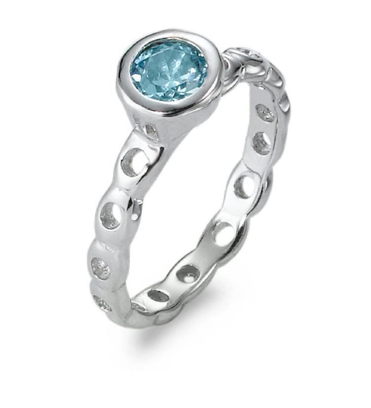esha jewel Kinder Fingerring Silber Zirkonia