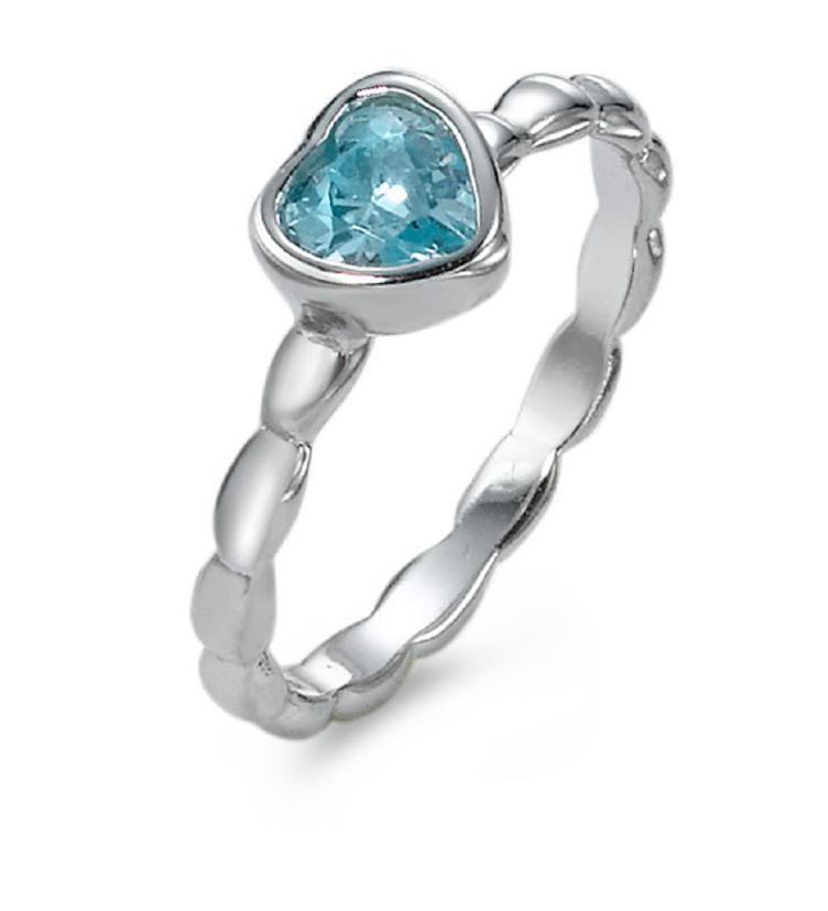 esha jewel Kinder Fingerring Silber Zirkonia
