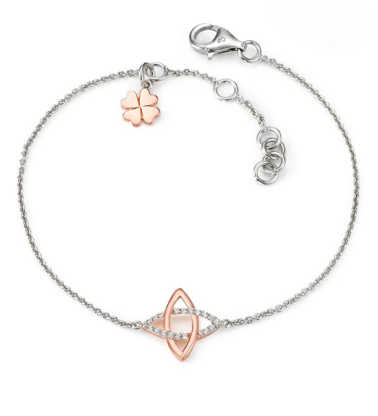 esha jewel Armband Silber Zirkonia