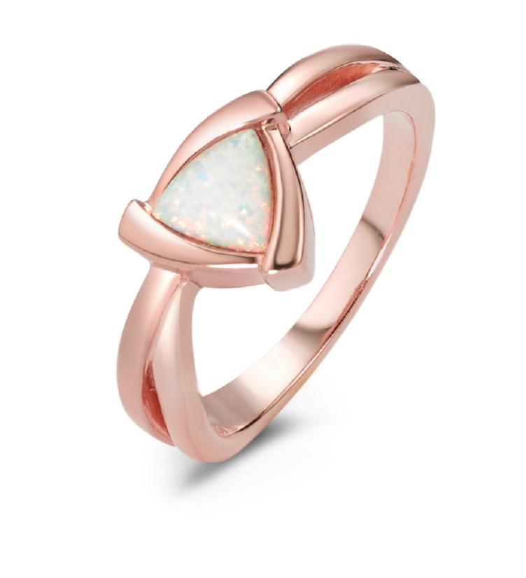 esha jewel Fingerring Silber synth. Opal