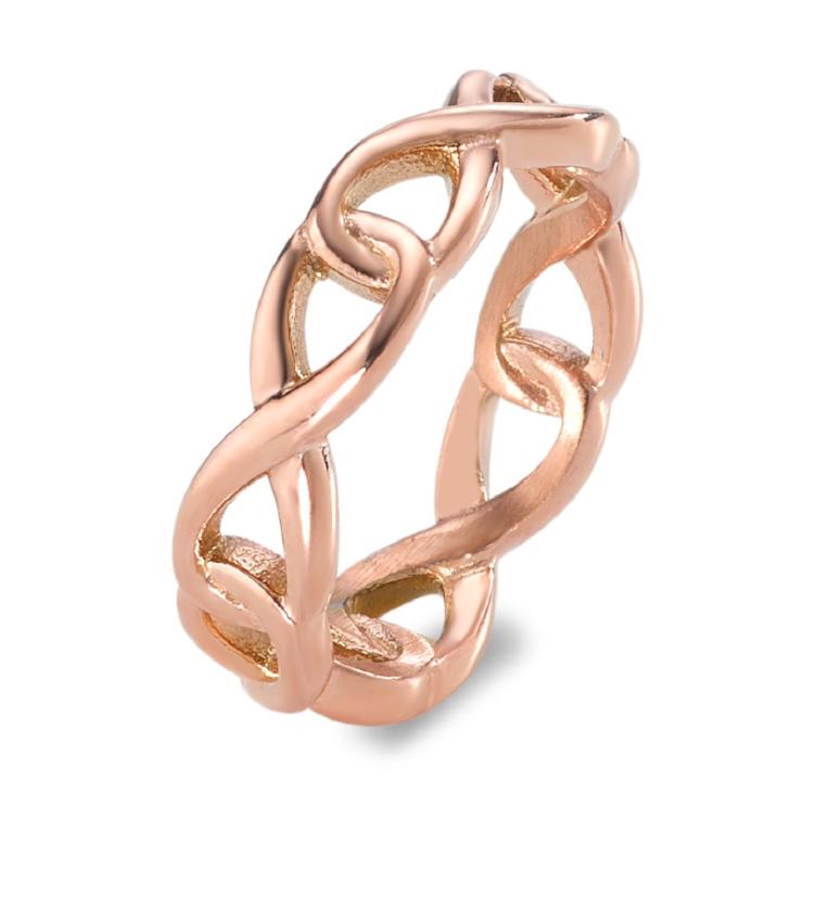 esha jewel Fingerring Edelstahl