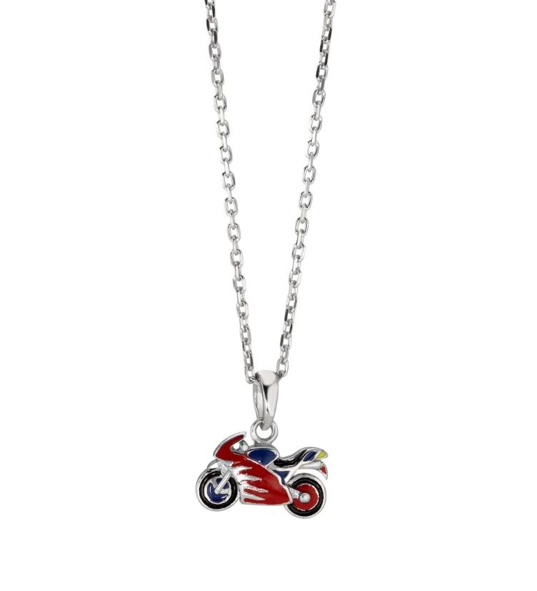 esha jewel Kinder Halskette mit Anhänger Silber