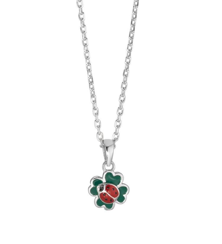 esha jewel Kinder Halskette mit Anhänger Silber