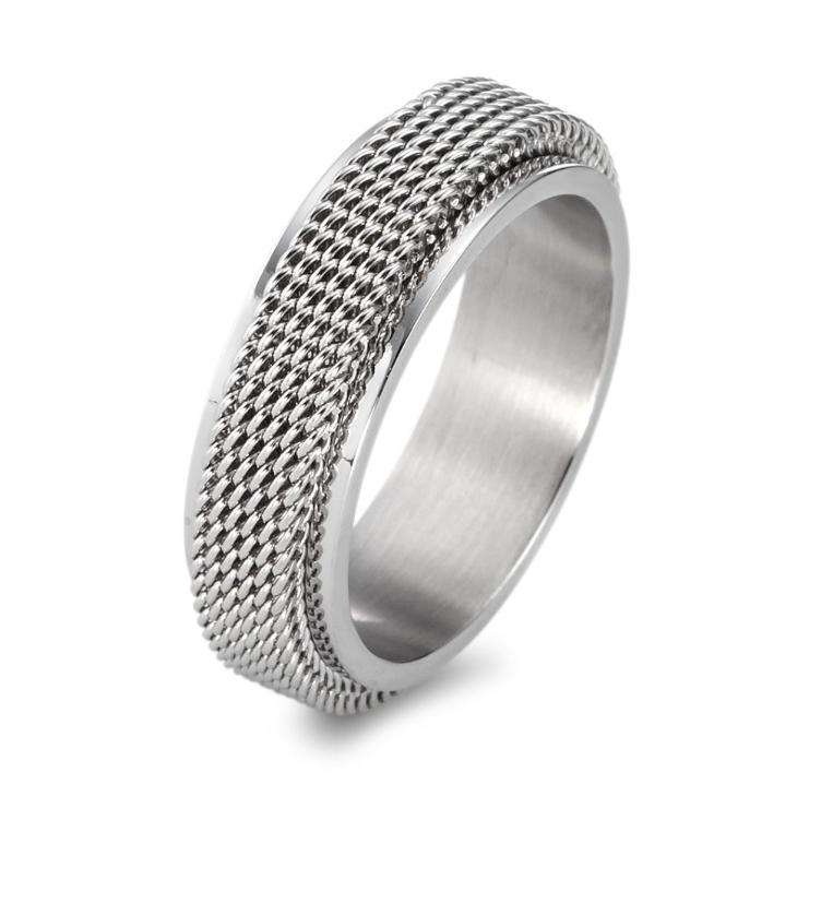 esha jewel Herren Fingerring Edelstahl