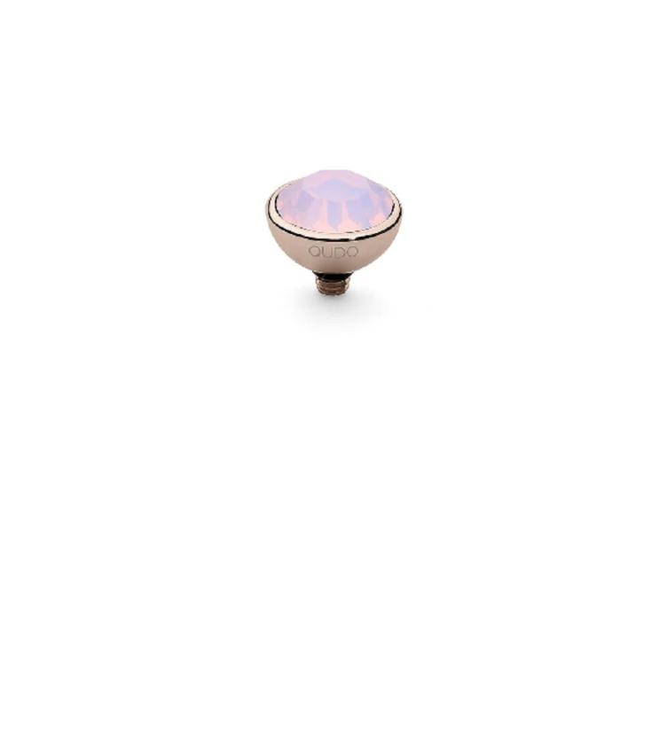 Bottone 10mm Edelstahl_gelb_rosé_rose opal - 0