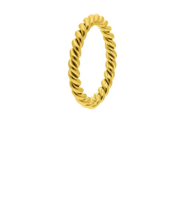 Qudo Vorsteckring Legri Edelstahl gelb