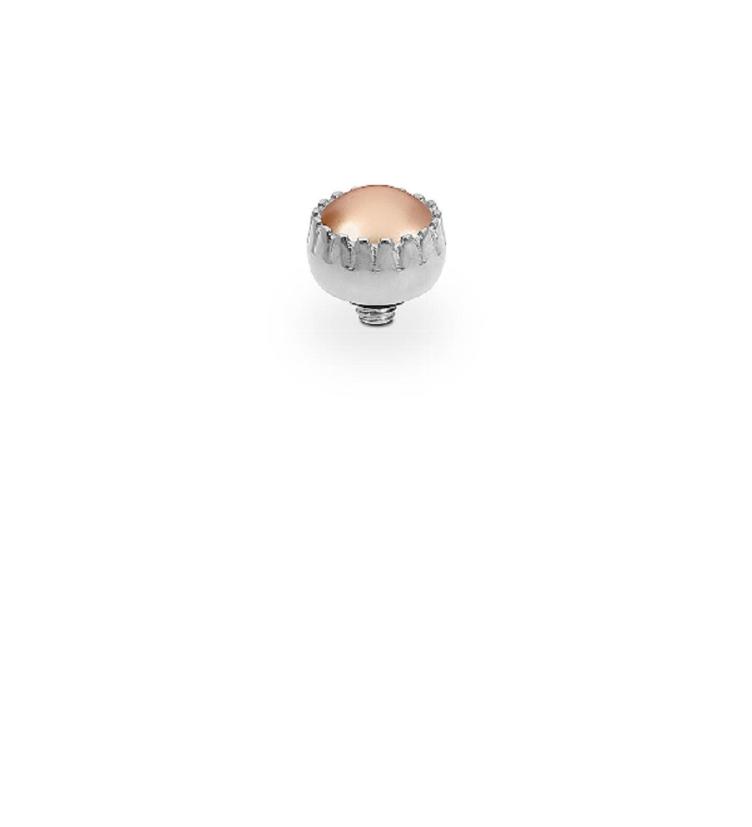 Qudo London Small 8mm Edelstahl_gelb_rosé, rose gold pearl