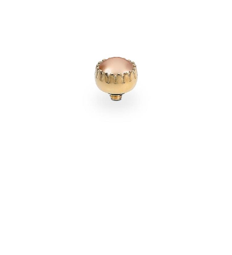Qudo London Small 8mm Edelstahl_gelb_rosé, rose gold pearl - 0