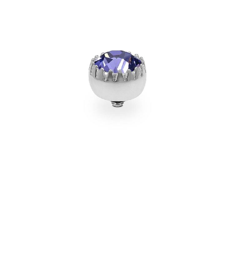 Qudo Aufsatz London Big 10.5mm, in edelstahl, gelb und rosé_tanzanite