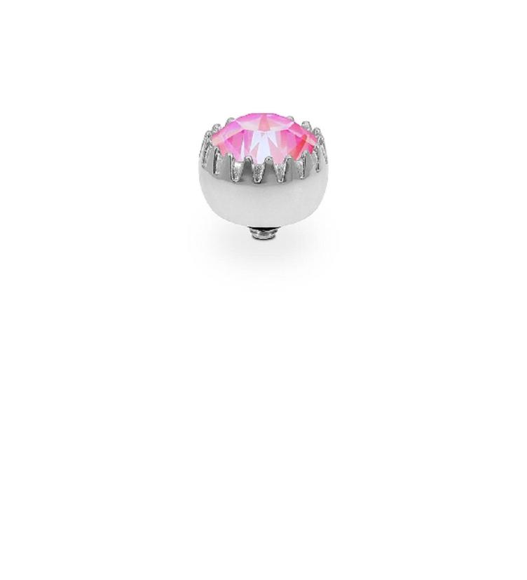 Qudo Aufsatz London Big 10.5mm, in edelstahl, gelb und rosé_lotus pink delite