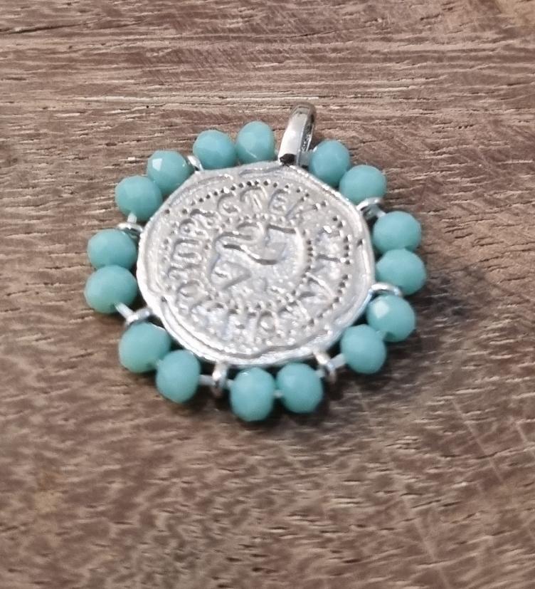 esha jewel Kettenanhänger/Charm Silber 925, rhodinier, mint