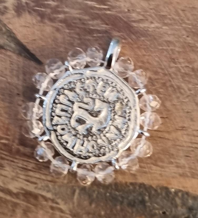 esha jewel Kettenanhänger/Charm Silber 925, rhodiniert, rosenquarz