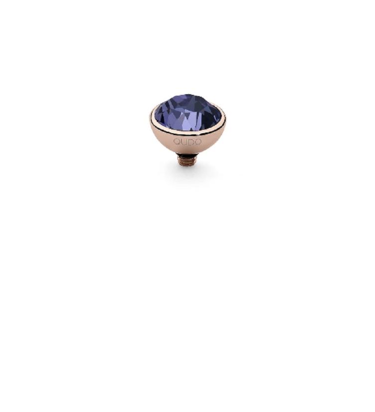 Bottone 10mm Edelstahl_gelb_rosé_tanzanite