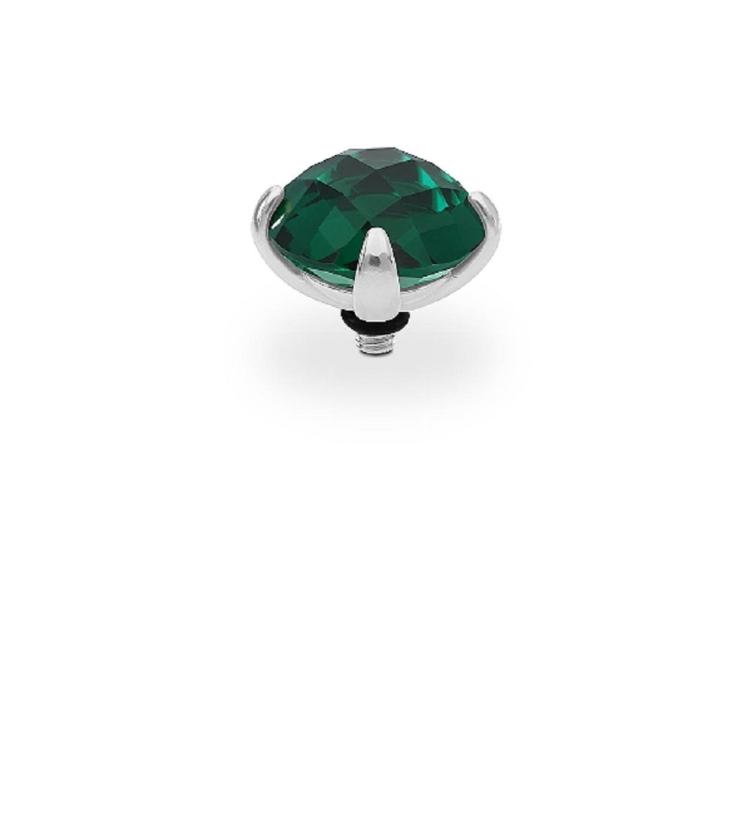 Qudo Seano Aufsatz 13mm_Edelstahl silber, gelb und rosé_emerald