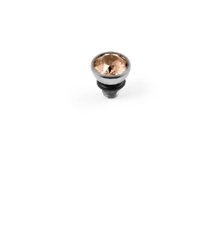 Qudo Bottone 5mm Edelstahl_gelb_rosé_light peach
