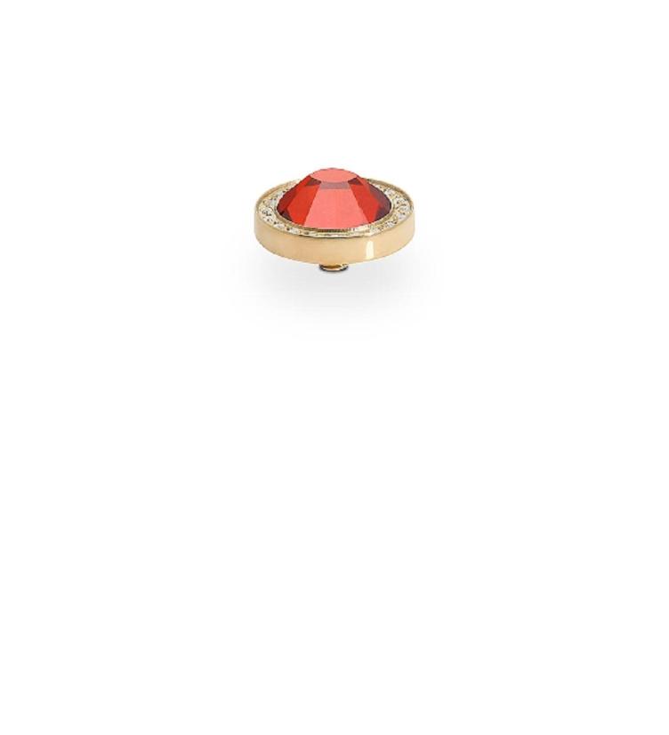 Qudo Canino Deluxe edelstahl, gelb und rosé_ red flame - 0