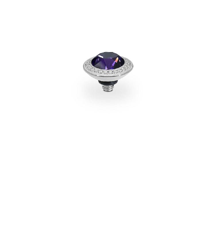 Tondo Deluxe 9mm Edelstahl silber, gelb, rosé_ purple velvet