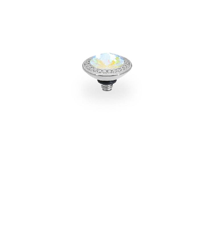 Tondo Deluxe 9mm Edelstahl silber, gelb, rosé_ crystal aurora boreale